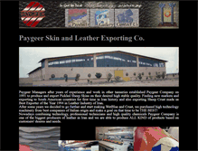 Tablet Screenshot of paygeertannery.com